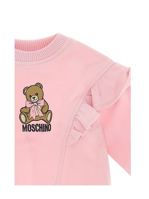 Felpa, bambina, logata. MOSCHINO | MDF036 LDA1850209